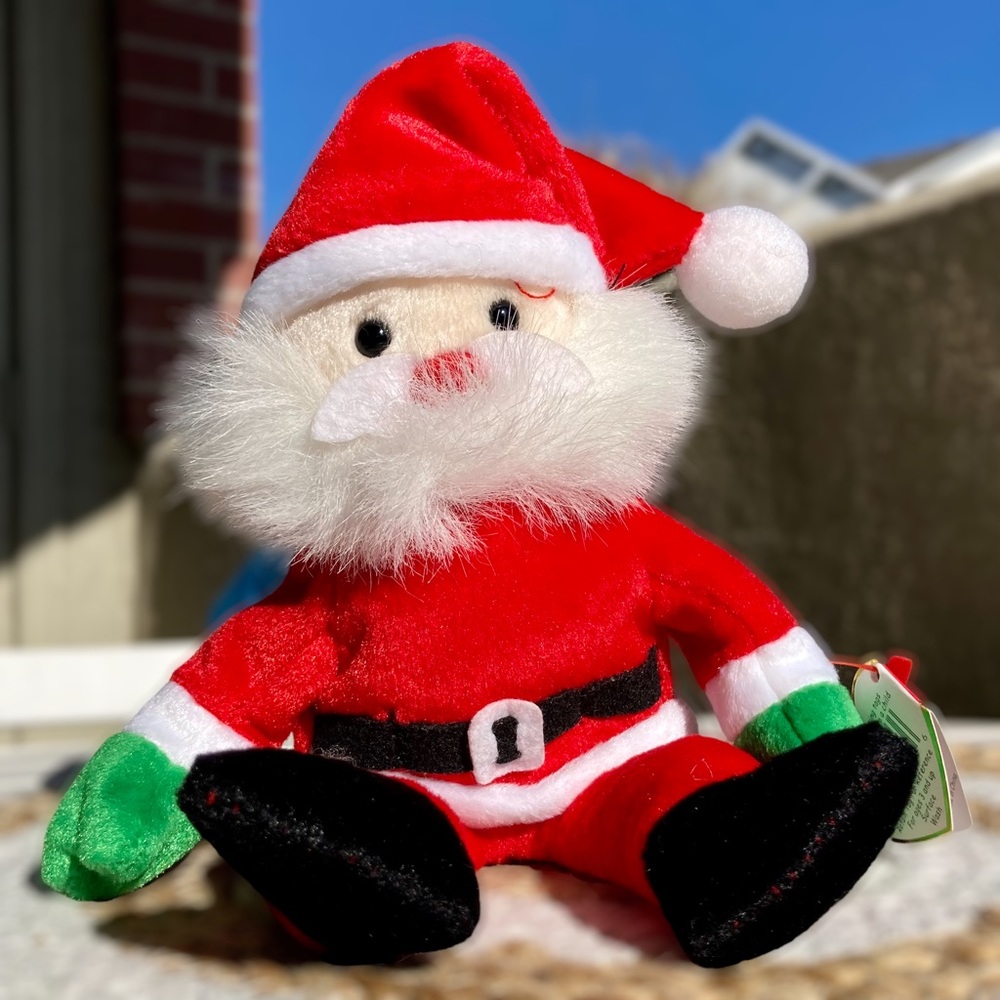 TY Beanie Baby .. Santa .. MWMT